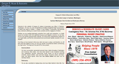 Desktop Screenshot of greghelinelaw.com